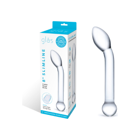 Стеклянный фаллос для точки G Slimline G-Spot