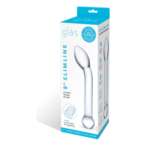 Стеклянный фаллос для точки G Slimline G-Spot