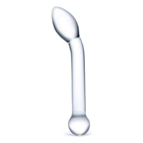 Стеклянный фаллос для точки G Slimline G-Spot