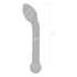 Стеклянный фаллос для точки G Slimline G-Spot