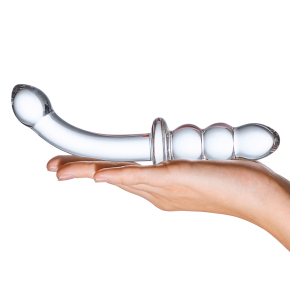 Ребристый двусторонний стимулятор Ribbed G-Spot