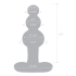 Анальная пробка-елочка с 3 шариками Butt Plug with Tapere Base