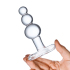 Анальная пробка-елочка с 3 шариками Butt Plug with Tapere Base