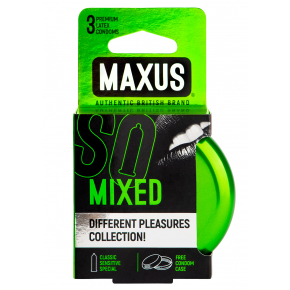 Презервативы Maxus Mixed, 3 шт.