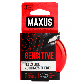 Презервативы Maxus Sensitive, 3 шт.