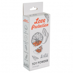 Пудра для игрушек с ароматом апельсина Lola Games Love Protection Orange, 15 г