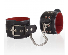 Кожаные оковы с изнанкой BDSM accessories