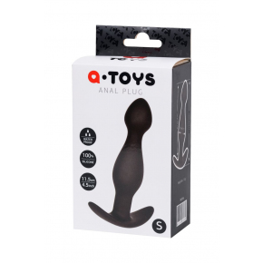 Силиконовая анальная пробка с ограничителем A-Toys Anal Plug, S