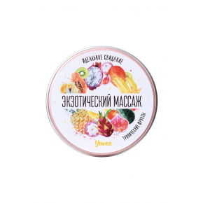 Массажная свеча «Экзотический массаж» с ароматом тропических фруктов