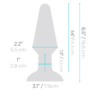 Вибропробка с имитацией римминга b-Vibe Rimming Plug XL, черная