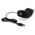 Вибропробка с имитацией римминга b-Vibe Rimming Plug XL, черная