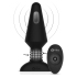 Вибропробка с имитацией римминга b-Vibe Rimming Plug XL, черная