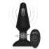 Вибропробка с имитацией римминга b-Vibe Rimming Plug XL, черная