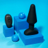Вибропробка с имитацией римминга b-Vibe Rimming Plug XL, черная