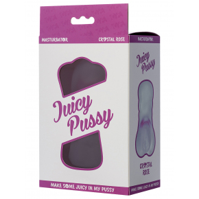 Полупрозрачный мастурбатор ToyFa Juicy Pussy Crystal Rose