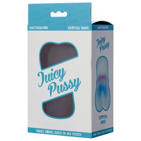 Полупрозрачный мастурбатор Juicy Pussy Crystal Wave