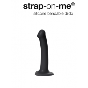 Насадка для страпона Strap-on-me Bendable Dildo M, черная