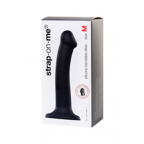 Насадка для страпона Strap-on-me Bendable Dildo M, черная