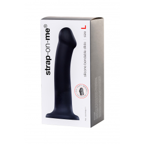 Насадка для страпона Strap-on-me Bendable Dildo L, черная