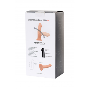 Насадка для страпона Strap-on-me Bendable Dildo, телесная