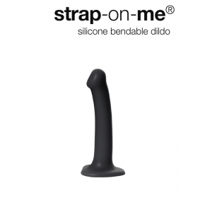 Насадка для страпона Strap-on-me Bendable Dildo, черная