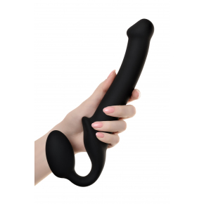 Безремневой страпон Strap-on-me Bendable Strap-On size M, черный