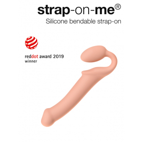 Безремневой страпон Strap-on-me Bendable Strap-On L, телесный