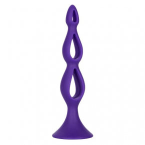 Фиолетовая анальная елочка Silicone Triple Probe