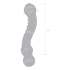 Изогнутый стеклянный стимулятор G-точки Curved G-Spot