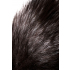 Cиликоновая анальная пробка с хвостом чернобурой лисы, ⌀2.7 см