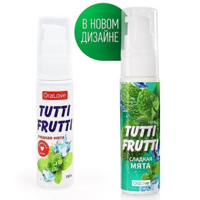 Съедобный лубрикант Биоритм Ora Love Tutti-Frutti Мята, 30 г