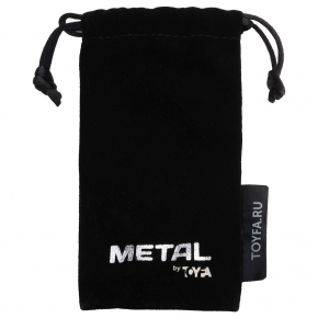 Конусовидная анальная пробка с фиолетовым кристаллом