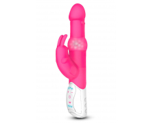 Вибратор Rabbit Essentials Pearls Rabbit Vibrator With Rotating Shaft, розовый