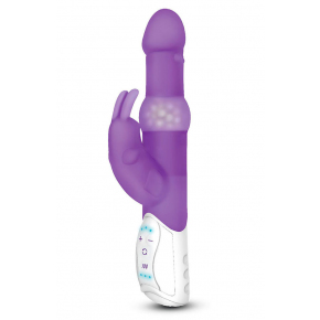 Вибратор Rabbit Essentials Pearls Rabbit Vibrator With Rotating Shaft, фиолетовый