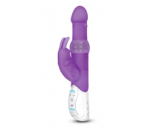 Вибратор Rabbit Essentials Beads Rabbit Vibrator With Rotating Shaft, фиолетовый