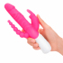 Вибратор Rabbit Essentials Slim Realistic Double Penetration Rabbit Vibrator With Rotating Beads, розовый