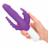 Вибратор Rabbit Essentials Slim Realistic Double Penetration Rabbit Vibrator With Rotating Beads, фиолетовый