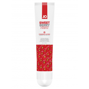 Стимулирующий клиторальный гель со вкусом клубники System JO Sweet Berry Heat, 10 мл