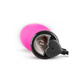 Розовый силиконовый мини-вибратор Lil Swirl