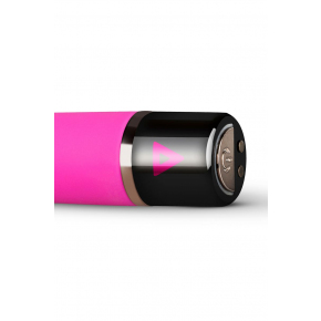 Розовый силиконовый мини-вибратор Lil Swirl