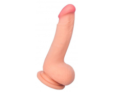 Телесный фаллоимитатор-реалистик ToyFa RealStick Elite Nathan