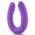 Фиолетовый двусторонний фаллоимитатор 18 inch Silicone Slim Double Dong