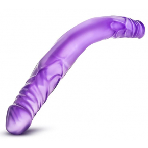 Фиолетовый двусторонний фаллоимитатор 14 Inch Double Dildo