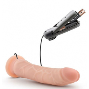 Телесный вибратор 8.5 Inch Vibrating Realistic Cock With Suction Cup