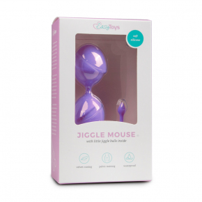 Вагинальные шарики EDC Easytoys Jiggle Mouse, фиолетовые