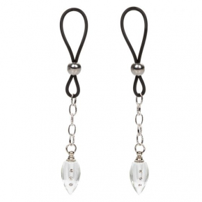 Подвески на соски с капельками Nipple Play Non-Piercing Nipple Jewelry Crystal Teardrop