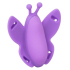 Silicone Remote Venus Butterfly — фиолетовая вибробабочка на ремешках с ДУ