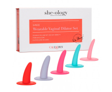 Набор вагинальных расширителей California Exotic Novelties She-ology 5-piece Wearable Vaginal Dilator Set