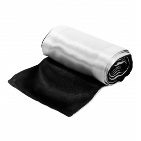 Черно-белая атласная лента для связывания, 1.4 м