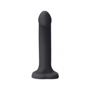 Фаллос с имитацией эякуляции Silicone Cum Dildo, черный